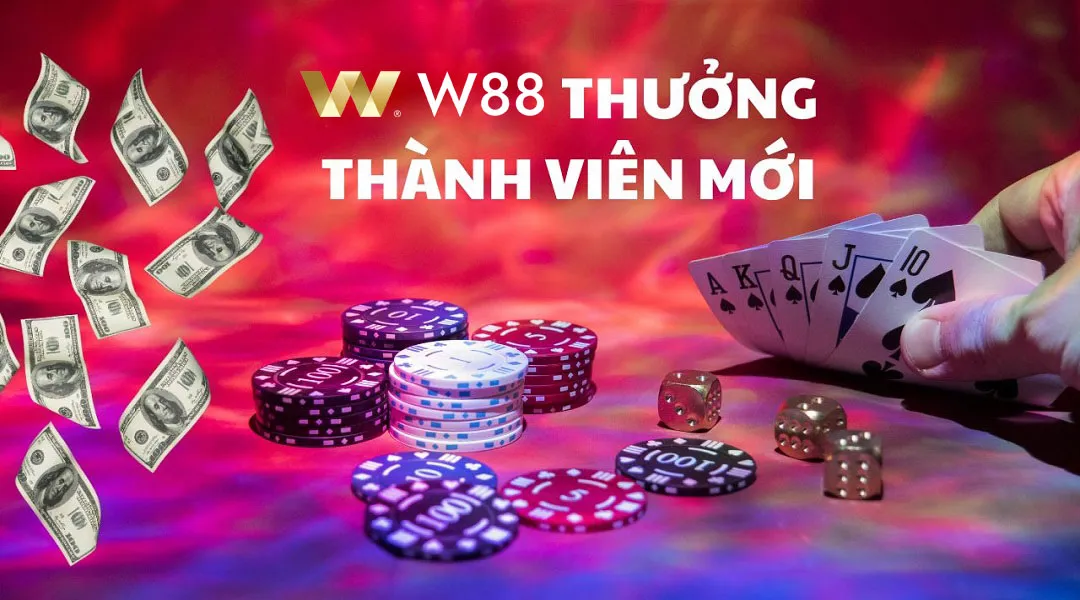 W88 Khuyến Mãi Hội Viên Mới Thưởng 100% Lên Đến 6,150 VND Tại Thể Thao, Slot & Bắn Cá