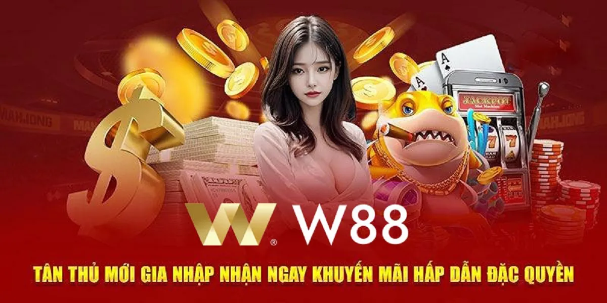 W88 Thưởng Chào Mừng 100% Lên Tới 6,150 VND Tại Casino & Keno